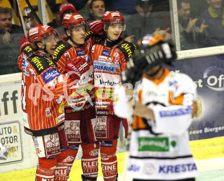 EBEL. Eishockey Bundesliga. KAC Graz 99ers.  Torjubel KAC. Klagenfurt, am 26.11.2009.
Foto: Kuess 

---
pressefotos, pressefotografie, kuess, qs, qspictures, sport, bild, bilder, bilddatenbank