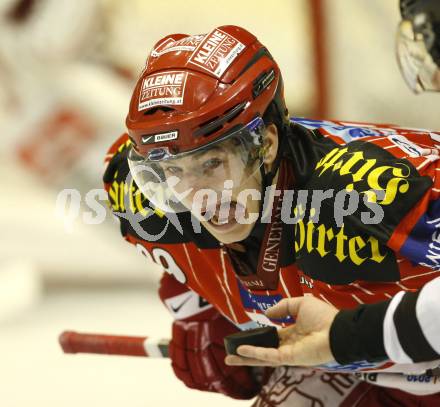 EBEL. Eishockey Bundesliga. KAC Graz 99ers.  Raphael Herburger (KAC). Klagenfurt, am 26.11.2009.
Foto: Kuess 

---
pressefotos, pressefotografie, kuess, qs, qspictures, sport, bild, bilder, bilddatenbank