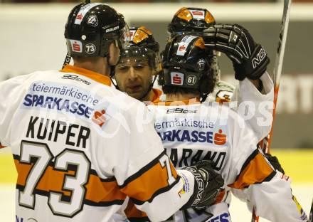 EBEL. Eishockey Bundesliga. KAC Graz 99ers.  Torjubel Graz. Klagenfurt, am 26.11.2009.
Foto: Kuess 

---
pressefotos, pressefotografie, kuess, qs, qspictures, sport, bild, bilder, bilddatenbank