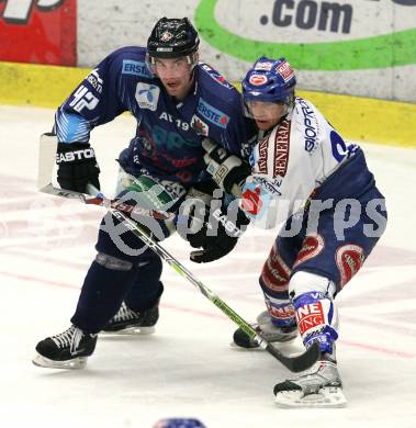 EBEL. Eishockey Bundesliga. EC Pasut VSV gegen Alba Volan SAPA Fehervar AV19. KROMP Wolfgang (VSV), VAS Marton (Alba Volan). Villach, am 27.11.2009.
Foto: Kuess 


---
pressefotos, pressefotografie, kuess, qs, qspictures, sport, bild, bilder, bilddatenbank