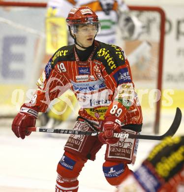 EBEL. Eishockey Bundesliga. KAC Graz 99ers.  Raphael Herburger (KAC). Klagenfurt, am 26.11.2009.
Foto: Kuess 

---
pressefotos, pressefotografie, kuess, qs, qspictures, sport, bild, bilder, bilddatenbank