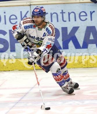 EBEL. Eishockey Bundesliga. EC Pasut VSV gegen KHL Medvescak Zagreb. Wolfgang Kromp (VSV). Villach, am 22.11.2009.
Foto: Kuess 


---
pressefotos, pressefotografie, kuess, qs, qspictures, sport, bild, bilder, bilddatenbank