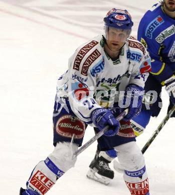EBEL. Eishockey Bundesliga. EC Pasut VSV gegen KHL Medvescak Zagreb. Guenther Lanzinger (VSV). Villach, am 22.11.2009.
Foto: Kuess 


---
pressefotos, pressefotografie, kuess, qs, qspictures, sport, bild, bilder, bilddatenbank