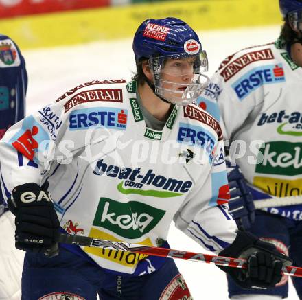 EBEL. Eishockey Bundesliga. EC Pasut VSV gegen Alba Volan SAPA Fehervar AV19. RAFFL Michael (VSV). Villach, am 27.11.2009.
Foto: Kuess 


---
pressefotos, pressefotografie, kuess, qs, qspictures, sport, bild, bilder, bilddatenbank
