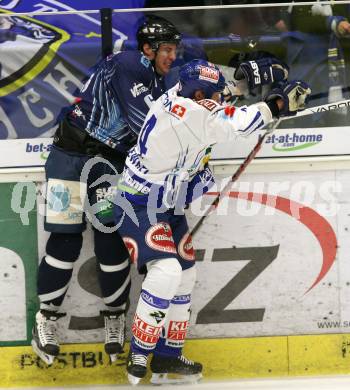 EBEL. Eishockey Bundesliga. EC Pasut VSV gegen Alba Volan SAPA Fehervar AV19. STEWART Michael  (VSV), KOGER Daniel (Alba Volan). Villach, am 27.11.2009.
Foto: Kuess 


---
pressefotos, pressefotografie, kuess, qs, qspictures, sport, bild, bilder, bilddatenbank