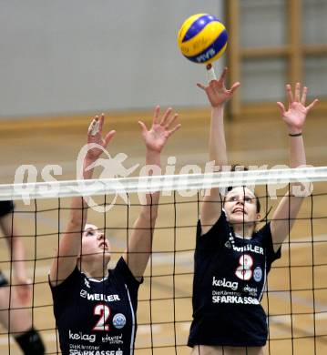 Volleyball MEVZA. ATSC Wildcats gegen ZU Zilina. Elisabeth Schilcher, Birgit Wuestenhagen (Wildcats). Klagenfurt, am 28.11.2009.
Foto: Kuess
---
pressefotos, pressefotografie, kuess, qs, qspictures, sport, bild, bilder, bilddatenbank