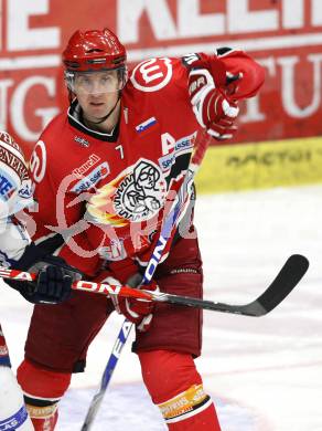 EBEL. Eishockey Bundesliga. EC Pasut VSV gegen HK Acroni Jesenice. Jan Golubovski (Jesenice). Villach, 1.12.2009.
Foto: Kuess 


---
pressefotos, pressefotografie, kuess, qs, qspictures, sport, bild, bilder, bilddatenbank