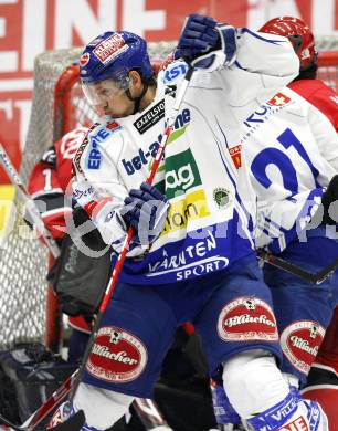 EBEL. Eishockey Bundesliga. EC Pasut VSV gegen HK Acroni Jesenice. Philipp Pinter (VSV). Villach, 1.12.2009.
Foto: Kuess 


---
pressefotos, pressefotografie, kuess, qs, qspictures, sport, bild, bilder, bilddatenbank