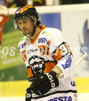 EBEL. Eishockey Bundesliga. KAC Graz 99ers.  Stefan Herzog (Graz). Klagenfurt, am 26.11.2009.
Foto: Kuess 

---
pressefotos, pressefotografie, kuess, qs, qspictures, sport, bild, bilder, bilddatenbank