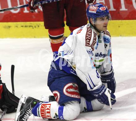 EBEL. Eishockey Bundesliga. EC Pasut VSV gegen HK Acroni Jesenice. Jonathan Ferland (VSV). Villach, 1.12.2009.
Foto: Kuess 


---
pressefotos, pressefotografie, kuess, qs, qspictures, sport, bild, bilder, bilddatenbank