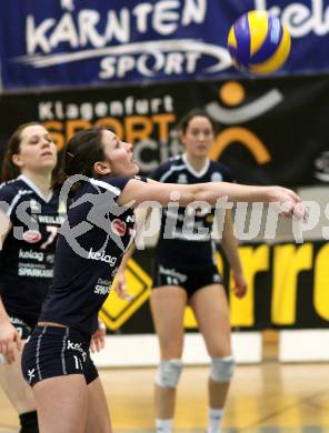 Volleyball. MEL. ATSC Wildcats gegen Calcit Kamnik. Anna Hoedl  (Wildcats). Klagenfurt, 5.12.2009.
Foto: Kuess
---
pressefotos, pressefotografie, kuess, qs, qspictures, sport, bild, bilder, bilddatenbank