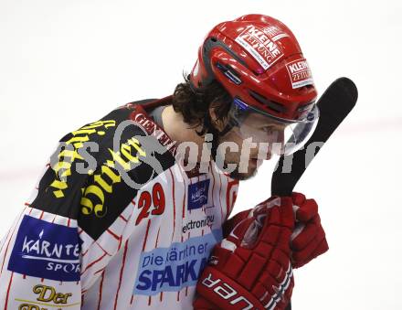 EBEL. Eishockey Bundesliga. EC Pasut VSV gegen KAC.  Christoph Brandner (KAC). Villach, am 11.10.2009.
Foto: Kuess 


---
pressefotos, pressefotografie, kuess, qs, qspictures, sport, bild, bilder, bilddatenbank