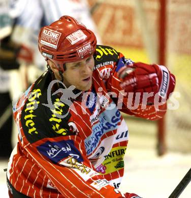 EBEL. Eishockey Bundesliga. KAC gegen Alba Volan SAPA Fehervar AV19.  Jubel CRAIG Mike Michael (KAC). Klagenfurt, am 6.12.2009.
Foto: Kuess 

---
pressefotos, pressefotografie, kuess, qs, qspictures, sport, bild, bilder, bilddatenbank