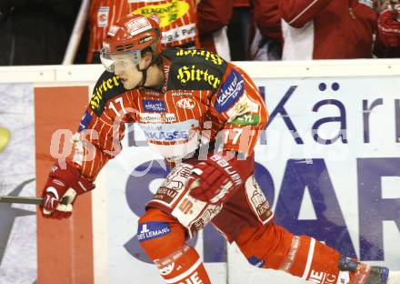 EBEL. Eishockey Bundesliga. KAC Graz 99ers.  Gregor Hager (KAC). Klagenfurt, am 26.11.2009.
Foto: Kuess 

---
pressefotos, pressefotografie, kuess, qs, qspictures, sport, bild, bilder, bilddatenbank