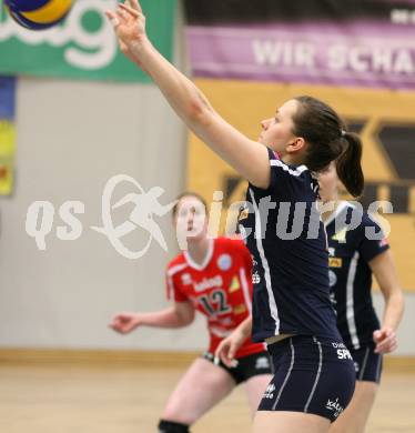 Volleyball. MEL. ATSC Wildcats gegen Calcit Kamnik. Sophie Wallner (Wildcats). Klagenfurt, 5.12.2009.
Foto: Kuess
---
pressefotos, pressefotografie, kuess, qs, qspictures, sport, bild, bilder, bilddatenbank