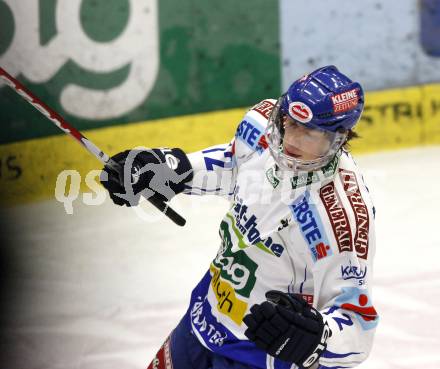 EBEL. Eishockey Bundesliga.  VSV gegen KAC. Torjubel Michael Raffl (VSV). Villach, am 8.12.2009.
Foto: Kuess 


---
pressefotos, pressefotografie, kuess, qs, qspictures, sport, bild, bilder, bilddatenbank