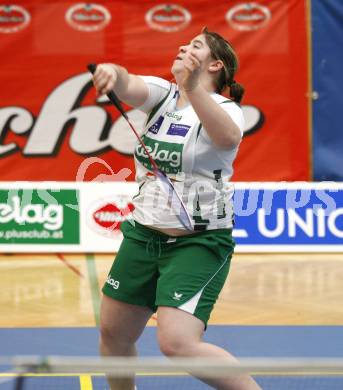 Badminton Bundesliga. ASKOE Kelag Kaernten gegen Pressbaum. Belinda Heber (Kaernten). Klagenfurt, am 6.12.2009.
Foto: Kuess
---
pressefotos, pressefotografie, kuess, qs, qspictures, sport, bild, bilder, bilddatenbank