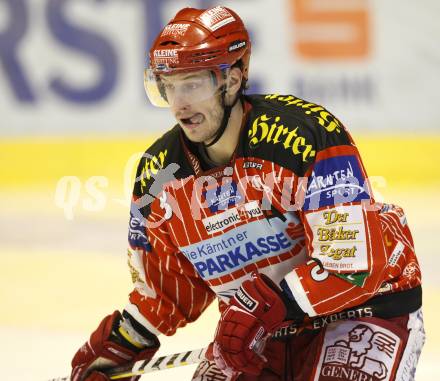 EBEL. Eishockey Bundesliga. KAC Graz 99ers.  Johannes Kirisits (KAC). Klagenfurt, am 26.11.2009.
Foto: Kuess 

---
pressefotos, pressefotografie, kuess, qs, qspictures, sport, bild, bilder, bilddatenbank