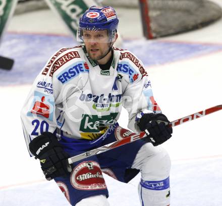 EBEL. Eishockey Bundesliga. EC Pasut VSV gegen HK Acroni Jesenice. Mickey Elick (VSV). Villach, 1.12.2009.
Foto: Kuess 


---
pressefotos, pressefotografie, kuess, qs, qspictures, sport, bild, bilder, bilddatenbank