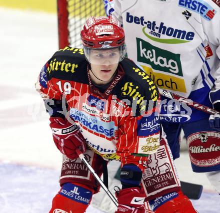 EBEL. Eishockey Bundesliga.  VSV gegen KAC. Stefan Geier (KAC). Villach, am 8.12.2009.
Foto: Kuess 


---
pressefotos, pressefotografie, kuess, qs, qspictures, sport, bild, bilder, bilddatenbank