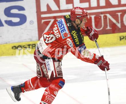 EBEL. Eishockey Bundesliga.  VSV gegen KAC. Mike Craig (KAC). Villach, am 8.12.2009.
Foto: Kuess 


---
pressefotos, pressefotografie, kuess, qs, qspictures, sport, bild, bilder, bilddatenbank