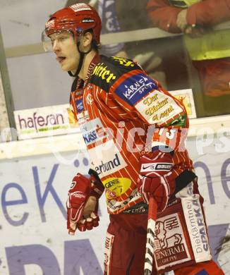 EBEL. Eishockey Bundesliga. EC KAC gegen KHL Medvescak Zagreb. Johannes Kirisits (KAC). Klagenfurt, am 11.12.2009.
Foto: Kuess
---
pressefotos, pressefotografie, kuess, qs, qspictures, sport, bild, bilder, bilddatenbank