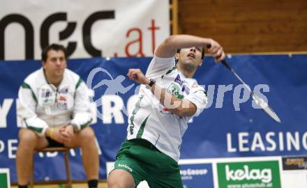 Badminton Bundesliga. ASKOE Kelag Kaernten gegen Pressbaum. Krassimir Jankov (Kaernten). Klagenfurt, am 6.12.2009.
Foto: Kuess
---
pressefotos, pressefotografie, kuess, qs, qspictures, sport, bild, bilder, bilddatenbank