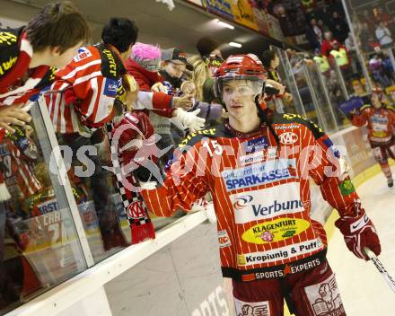 EBEL. Eishockey Bundesliga. EC KAC gegen KHLMedvescak Zagreb. Paul Schellander (KAC). Klagenfurt, am 11.12.2009.
Foto: Kuess
---
pressefotos, pressefotografie, kuess, qs, qspictures, sport, bild, bilder, bilddatenbank