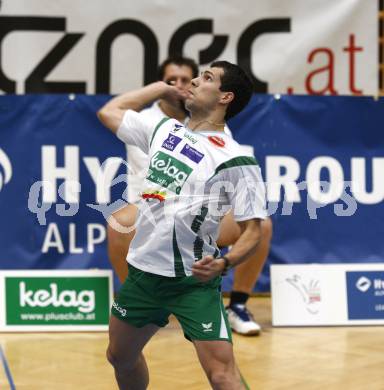 Badminton Bundesliga. ASKOE Kelag Kaernten gegen Pressbaum. Krassimir Jankov (Kaernten). Klagenfurt, am 6.12.2009.
Foto: Kuess
---
pressefotos, pressefotografie, kuess, qs, qspictures, sport, bild, bilder, bilddatenbank