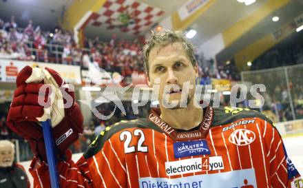 EBEL. Eishockey Bundesliga. EC KAC gegen KHLMedvescak Zagreb. Jason Morgan (KAC). Klagenfurt, am 11.12.2009.
Foto: Kuess
---
pressefotos, pressefotografie, kuess, qs, qspictures, sport, bild, bilder, bilddatenbank