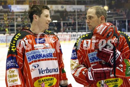 EBEL. Eishockey Bundesliga. EC KAC gegen KHLMedvescak Zagreb. Kirk Furey, Jeffrey Tory (KAC). Klagenfurt, am 11.12.2009.
Foto: Kuess
---
pressefotos, pressefotografie, kuess, qs, qspictures, sport, bild, bilder, bilddatenbank