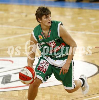 Basketball Bundesliga. Woerthersee Piraten gegen Kapfenberg Bulls. Moritz Lanegger (Kapfenberg). Klagenfurt, 14.12.2009
Foto: Kuess

---
pressefotos, pressefotografie, kuess, qs, qspictures, sport, bild, bilder, bilddatenbank