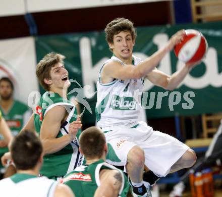 Basketball Bundesliga. Woerthersee Piraten gegen Kapfenberg Bulls. Sebastian Schaal (Piraten). Klagenfurt, 14.12.2009
Foto: Kuess

---
pressefotos, pressefotografie, kuess, qs, qspictures, sport, bild, bilder, bilddatenbank