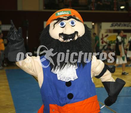 Basketball Bundesliga. Woerthersee Piraten gegen Kapfenberg Bulls. Maskottchen Kaeptn Kuri (Piraten). Klagenfurt, 14.12.2009
Foto: Kuess

---
pressefotos, pressefotografie, kuess, qs, qspictures, sport, bild, bilder, bilddatenbank