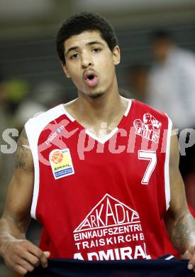 Basketball Bundesliga. Woerthersee Piraten gegen Arkadia Traiskirchen Lions. RODERICK Terrence (Traiskirchen). Klagenfurt, 19.12.2009
Foto: Kuess

---
pressefotos, pressefotografie, kuess, qs, qspictures, sport, bild, bilder, bilddatenbank