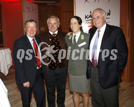 Sportlergala 2009. Gerhard Doerfler, Michaela Taupe-Traer, Guenter Pfeistlinger, Michael Kuhn. Casineum Velden, am 21.12.2009.
Foto: Kuess 

---
pressefotos, pressefotografie, kuess, qs, qspictures, sport, bild, bilder, bilddatenbank