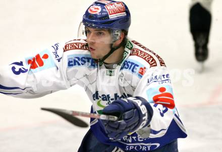 EBEL. Eishockey Bundesliga. EC Pasut VSV gegen HDD TILIA Olimpija Ljubljana, Laibach.  Torjubel Benjamin Petrik (VSV). Villach, am 27.12.2008.
Foto: Kuess 


---
pressefotos, pressefotografie, kuess, qs, qspictures, sport, bild, bilder, bilddatenbank