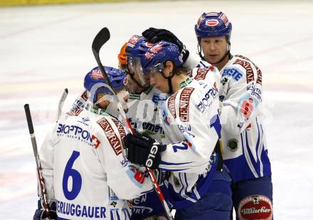 EBEL. Eishockey Bundesliga. EC Pasut VSV gegen HDD TILIA Olimpija Ljubljana, Laibach.  Torjubel VSV. Villach, am 29.12.2008.
Foto: Kuess 


---
pressefotos, pressefotografie, kuess, qs, qspictures, sport, bild, bilder, bilddatenbank