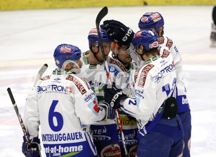 EBEL. Eishockey Bundesliga. EC Pasut VSV gegen HDD TILIA Olimpija Ljubljana, Laibach.  Torjubel VSV. Villach, am 29.12.2008.
Foto: Kuess 


---
pressefotos, pressefotografie, kuess, qs, qspictures, sport, bild, bilder, bilddatenbank