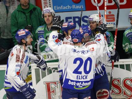 EBEL. Eishockey Bundesliga. EC Pasut VSV gegen HDD TILIA Olimpija Ljubljana, Laibach.   Torjubel Michael Raffl (VSV). Villach, am 29.12.2008.
Foto: Kuess 


---
pressefotos, pressefotografie, kuess, qs, qspictures, sport, bild, bilder, bilddatenbank