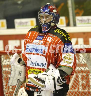 EBEL. Eishockey Bundesliga. KAC gegen  Graz 99ers.  Jordan Parise (KAC). Klagenfurt, am 1.1.2010.
Foto: Kuess 

---
pressefotos, pressefotografie, kuess, qs, qspictures, sport, bild, bilder, bilddatenbank