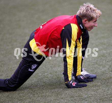 Fussball. Bundesliga. SK Austria Kaernten. Training.  Thomas Hinum. Moosburg, 4.1.2010.
Foto: Kuess
---
pressefotos, pressefotografie, kuess, qs, qspictures, sport, bild, bilder, bilddatenbank