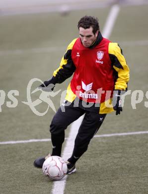 Fussball. Bundesliga. SK Austria Kaernten. Training.  Wolfgang Mair. Moosburg, 4.1.2010.
Foto: Kuess
---
pressefotos, pressefotografie, kuess, qs, qspictures, sport, bild, bilder, bilddatenbank