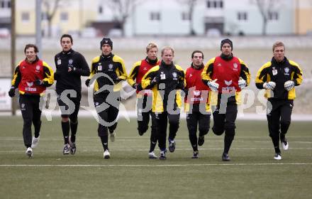 Fussball. Bundesliga. SK Austria Kaernten. Training.  Moosburg, 4.1.2010.
Foto: Kuess
---
pressefotos, pressefotografie, kuess, qs, qspictures, sport, bild, bilder, bilddatenbank