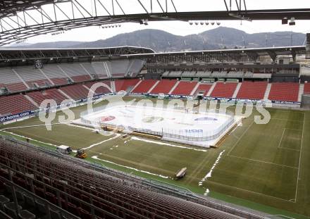 EBEL. Eishockey Bundesliga. Freiluft Derby KAC gegen VSV. Stadion Klagenfurt. Klagenfurt, 4.1.2010.
Foto: Kuess
---
pressefotos, pressefotografie, kuess, qs, qspictures, sport, bild, bilder, bilddatenbank