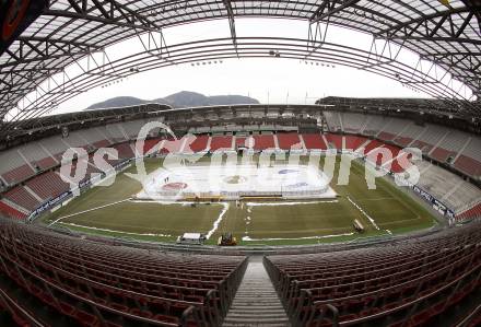 EBEL. Eishockey Bundesliga. Freiluft Derby KAC gegen VSV. Stadion Klagenfurt. Klagenfurt, 4.1.2010.
Foto: Kuess
---
pressefotos, pressefotografie, kuess, qs, qspictures, sport, bild, bilder, bilddatenbank