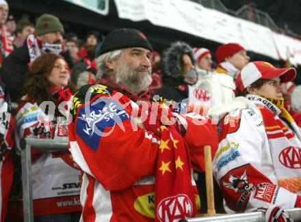 EBEL. Eishockey Bundesliga. Freiluftderby KAC gegen VSV in der Hypo Group Arena. Fans. Klagenfurt, am 9.1.2010.
Foto: Kuess

---
pressefotos, pressefotografie, kuess, qs, qspictures, sport, bild, bilder, bilddatenbank