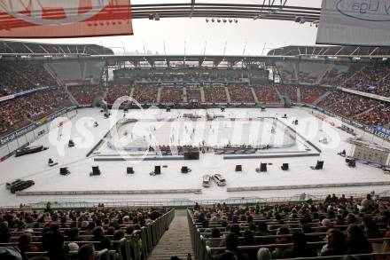 EBEL. Eishockey Bundesliga. Freiluftderby KAC gegen VSV in der Hypo Group Arena. Klagenfurt, am 9.1.2010.
Foto: Kuess

---
pressefotos, pressefotografie, kuess, qs, qspictures, sport, bild, bilder, bilddatenbank