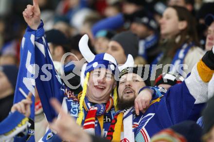 EBEL. Eishockey Bundesliga. Freiluftderby KAC gegen VSV in der Hypo Group Arena. Fans. Klagenfurt, am 9.1.2010.
Foto: Kuess

---
pressefotos, pressefotografie, kuess, qs, qspictures, sport, bild, bilder, bilddatenbank