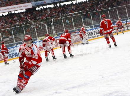 EBEL. Eishockey Bundesliga. Freiluftderby KAC gegen VSV in der Hypo Group Arena. Christoph Brandner (KAC). Klagenfurt, am 9.1.2010.
Foto: Kuess

---
pressefotos, pressefotografie, kuess, qs, qspictures, sport, bild, bilder, bilddatenbank